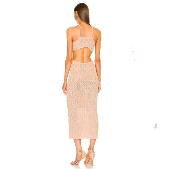 MISHA Haylee Dress Rose Nude Color Size 6 - Picture 3 of 8